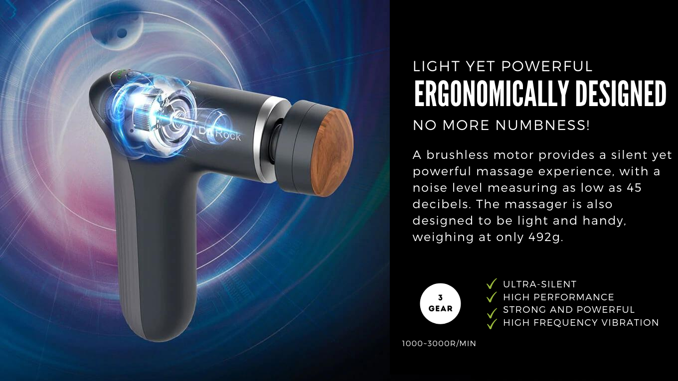 dr rock singapore, bian stone massage gun, Dr.Rock massage gun